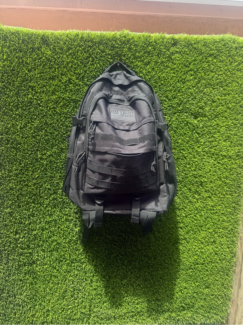 Black Men's Backpack - Durable Everyday Bag